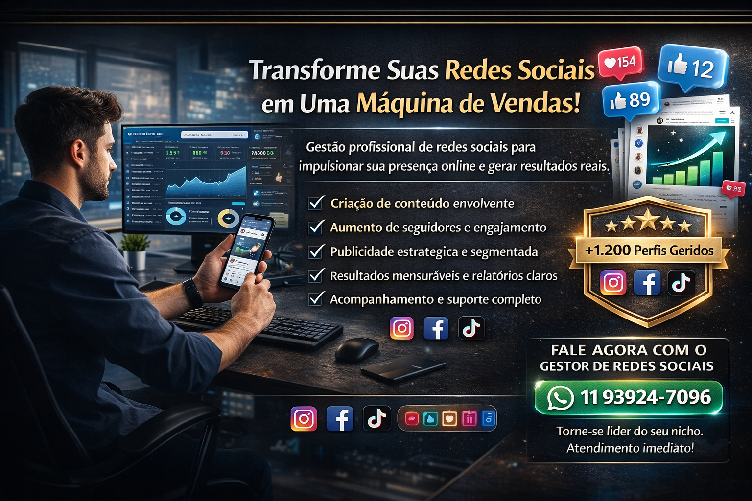 Gestor de redes sociais